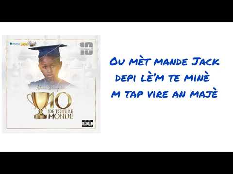 Numero10 BèlJwè - 10 De Tout Le Monde [Official Lyrics Video]