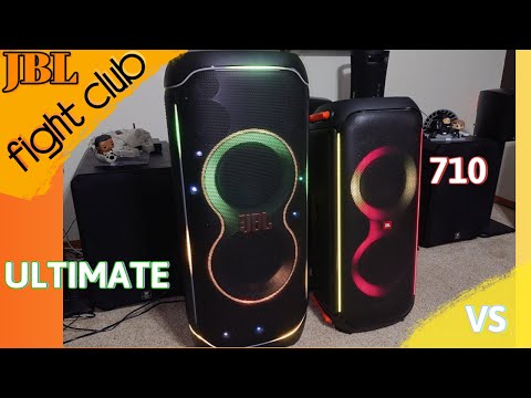 JBL Partybox Ultimate Vs Partybox 710  🤜🤛Basement Fight Club! Warning! Take Cover🙆🏽Flat EQ, Bass One