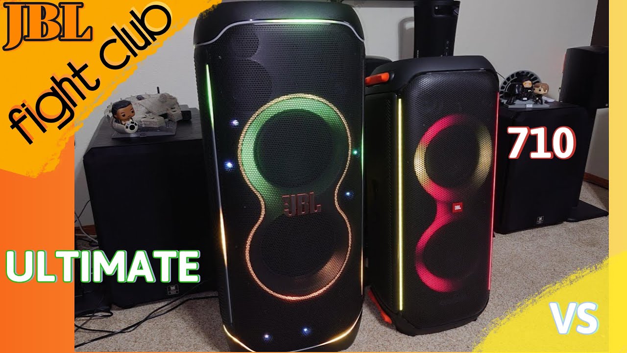 JBL Partybox Ultimate Vs Partybox 710  🤜🤛Basement Fight Club! Warning! Take Cover🙆🏽Flat EQ, Bass One