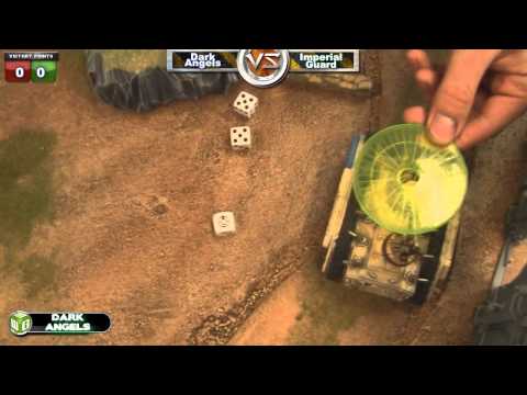 Dark Angels vs Imperial Guard Warhammer 40k Battle Report - Beat The Cooler Ep 28 - Part 1/2