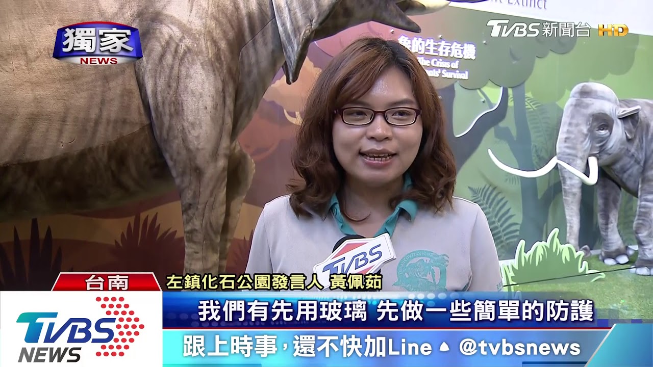 遊客抓抱「恐龍」亂吃喝 化石公園人多亂象頻傳