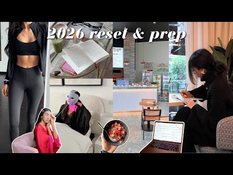 2026 reset and prep with me | organizing, goal setting, manifestation rituals + lock in new habits