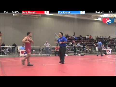 FILAJRGR: 74 KG: Matt Sieracki (PFC) vs. Eric Fajardo (NYAC)