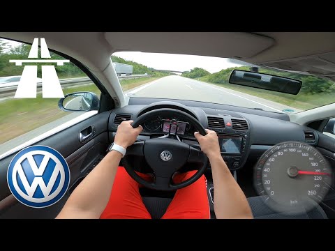 Volkswagen Jetta 2008 1.9TDI 200hp🔥 TOP SPEED DRIVE GERMAN DEUTSCHE AUTOBAHN ТЕСТ ДРАЙВ acceleration