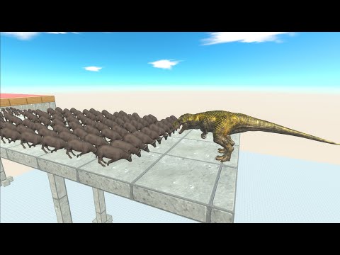 Big Herd of Buffalo vs Every Unit - Animal Revolt Battle Simulator