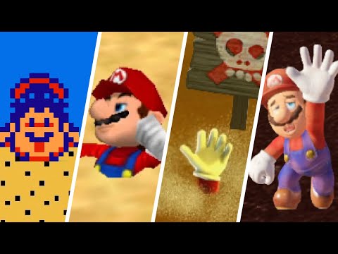 Evolution of Mario Dying in Quicksand (1988-2021)