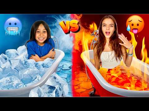 QUENTE vs FRIO | OS MELHORES DESAFIOS  Do Mundo da Vivi 🥵vs🥶