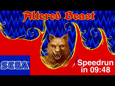 Altered Beast (Sega Mega Drive) Speedrun in 09:48