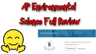 AP Environmental Science(APES) Full Review (2025)