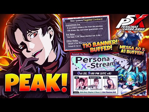 110 BANNER WAS BUFFED! P5X 2.3 GLOBAL LIVE! PERSONA 5: THE PHANTOM X