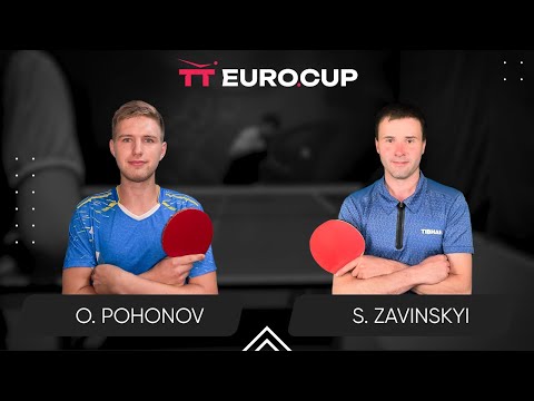 18:25 Oleksandr Pohonov - Serhii Zavinskyi 28.06.2024 TT Euro.Cup Ukraine Professional. TABLE 4