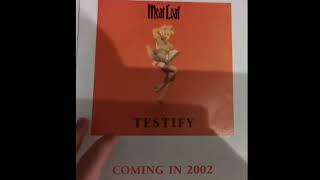 Meat Loaf Legacy - 2001 Rare "Testify" album Promo - radio interview (audio only)