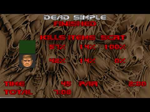 Doom II: Hell on Earth Coop UV-Max in 1h10m57s by xit vono and [Vincent Catalaa]