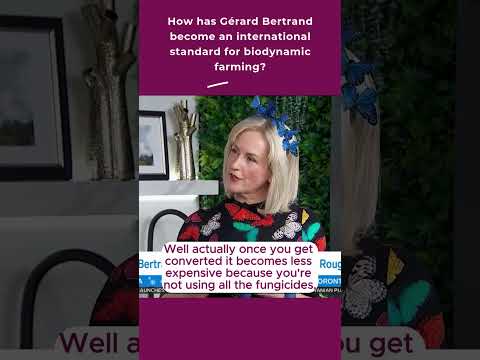 How has Gerard Bertrand become an international standard for biodynamic farming?