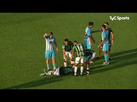 Impactante lesión en Gimnasia de Jujuy vs Nueva Chicago, por la segunda división argentina