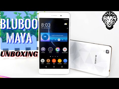 BLUBOO MAYA PHONE Unboxing and Review