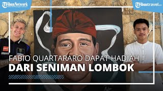 Pembalap MotoGP Fabio Quartararo Dapat Hadiah Lukisan dari Seniman Lombok, Mirip Karya Picasso