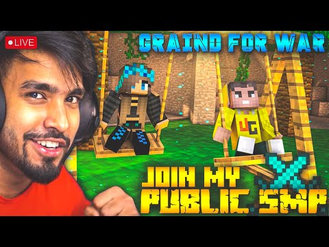 EPIC Minecraft Live Stream 24/7 - Join Jatayu on the Public LifeSteal SMP!