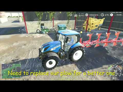 NEW SERIES WITH SEASONS! Chellington Valley Timelapse - FS19 Ep 1