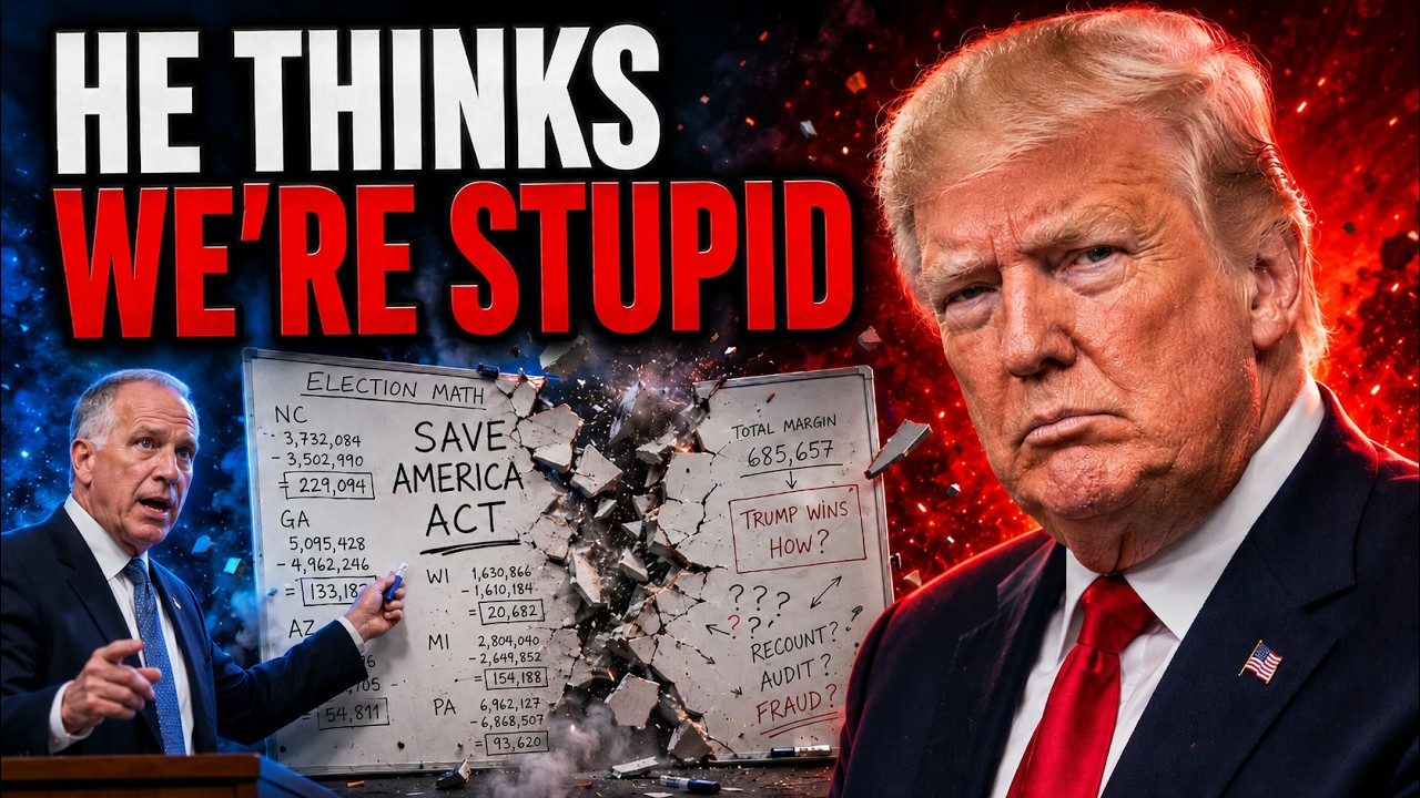 Video: Tillis Uses Whiteboard to Argue SAVE America Act Implementation Impossible Before November