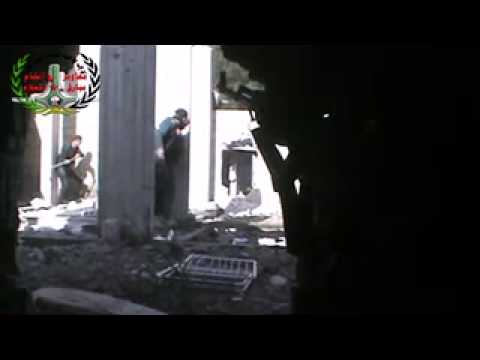 إصابة أحد مقاتلي كتيبة بيارق الإسلام أثناء محاولة اقتحام حاجز قسم شرطة القدم في مدينة دمشق