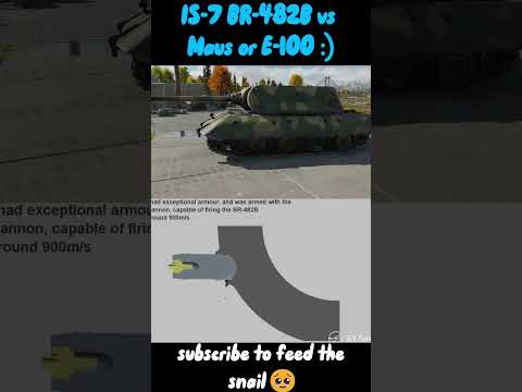 War thunder vs Real life armor #12 | IS-7 BR-482B vs Maus or E-100 :)