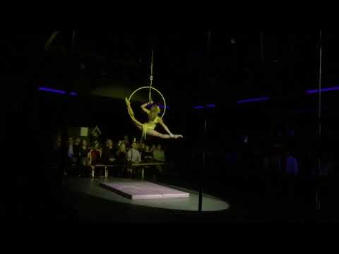 Aerial hoop 2018. Concert in Crazy Pole studio.