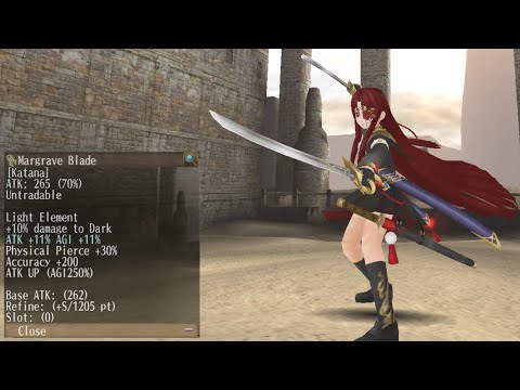 NEW!!! Margrave Blade Katana | Test with AGI Build - Toram Online