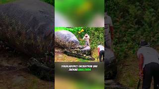 Trabajadores Encuentran Una Enorme Anaconda, No Creerás Lo Que Había En Su Interior