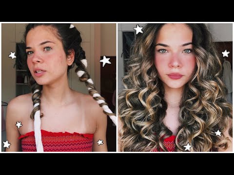 How to Get Diva like Curls without Heat Overnight No Heat Curls Tutorial