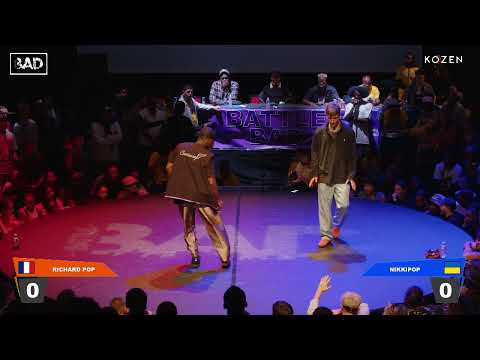 RICHARD POP vs NIKKI POP - Battle BAD 2023 - POPPING Top 8