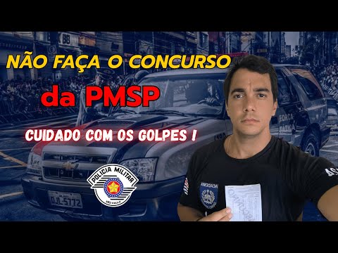 WARNING! WHAT THEY DON'T TELL YOU ABOUT THE PMSP (São Paulo Military Police) ENTRANCE EXAM