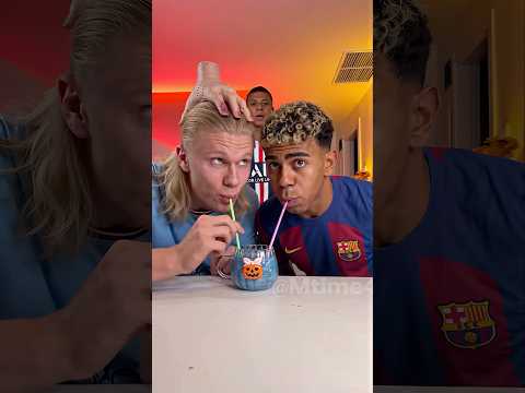 Yamal and Haaland's Bizarre Game 🧋#shorts #meme #football