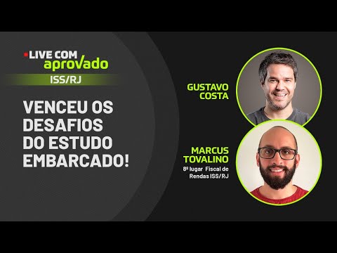 Live Com Aprovado - 8º Lugar no ISS RJ - Marcus Tovalino