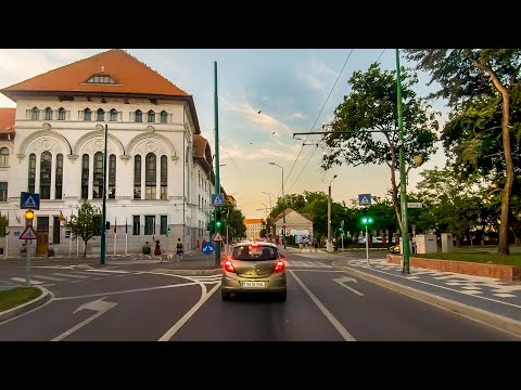 ROMANIA 4K | Driving Downtown Timisoara ( Little Vienna ) | Transylvania Road Trip