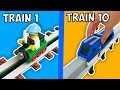 Smallest vs Largest WORKING LEGO TRAINS...