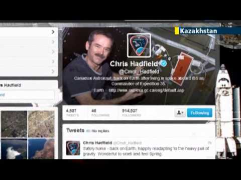 Celebrity Canadian astronaut Chris Hadfield returns to earth after sensational David Bowie cover