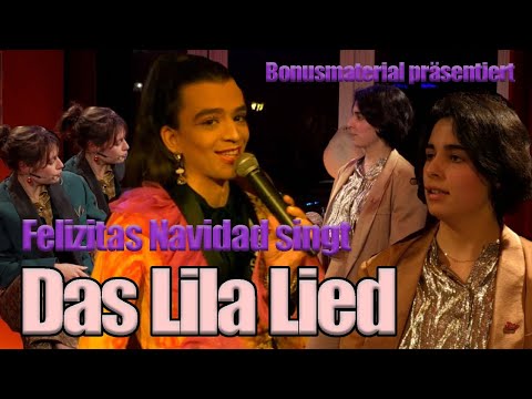 1st German Queer Hymne 1920 | DAS LILA LIED | Gesungen von - the one and only - FELIZITAS NAVIDAD
