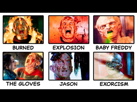 All Deaths of Freddy Krueger (A Nightmare on Elm Street)