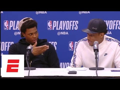 Kyle Lowry and Demar DeRozan postgame press conference antics are back after Game 6 win | ESPN