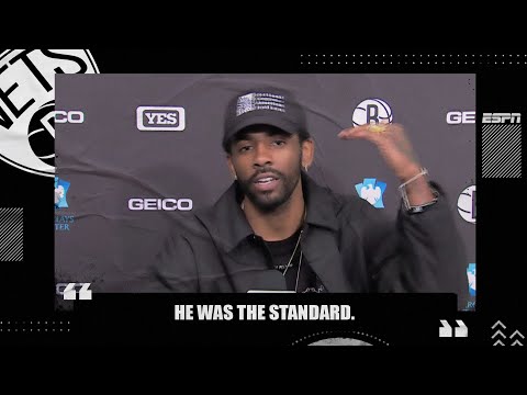 凱里-歐文想讓科比-布萊恩特成為NBA標誌｜NBA on ESPN (Kyrie Irving wants Kobe Bryant to be the NBA logo | NBA on ESPN)