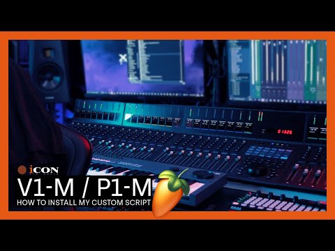 V1-M / P1-M  - FL Studio Custom Script - How To Install & Basic Features Explained (Icon Pro Audio)