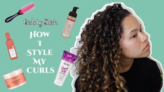 How I Style My Curls | My VERY FIRST Youtube Video