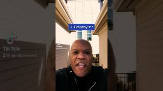 Scripture for today - 2 Timothy 1:7 | Meditate Word | Bible Audio