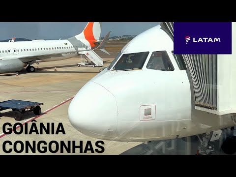 VOAMOS DE GOIÂNIA-GO ATÉ SÃO PAULO-CONGONHAS NO A320 DA LATAM - TRIP REPORT