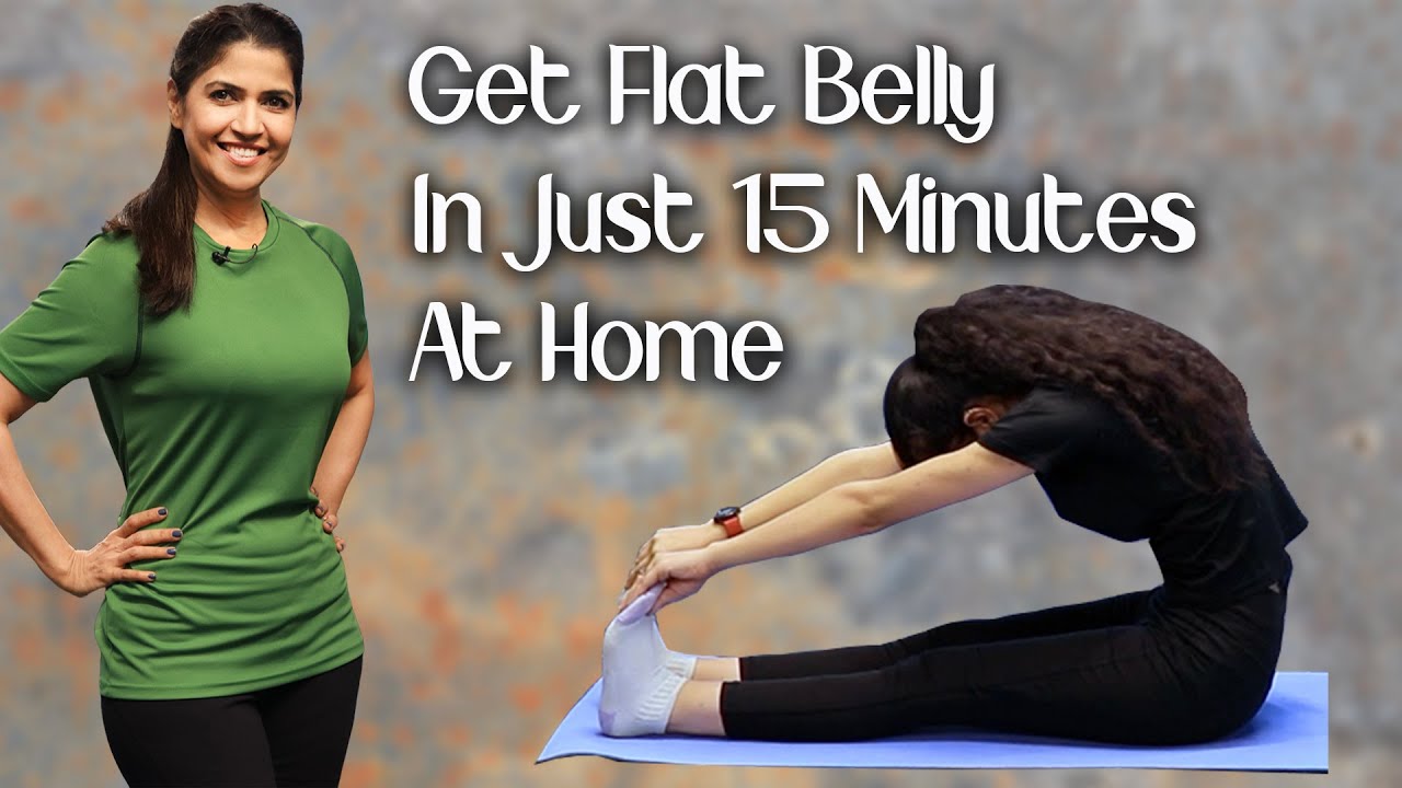 How to Lose Belly Fat In Just 15 Minutes at Home / Flat Belly - Ghazal Siddique