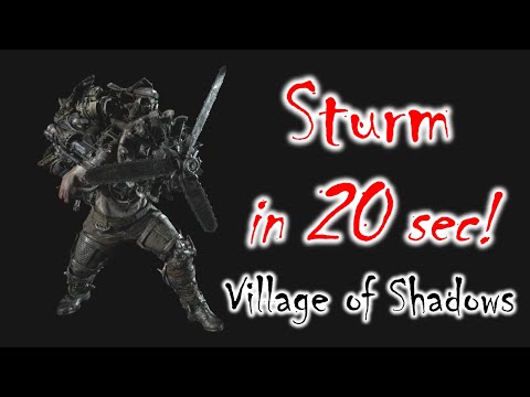 Resident Evil 8: Village - Killing Sturm in just 20 seconds | VOS | No Damage