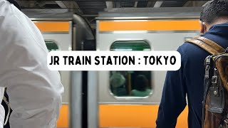 || SOUND ONLY || Train station: Tuesday 5pm, June 2023 : Tachikawa Station, Tokyo