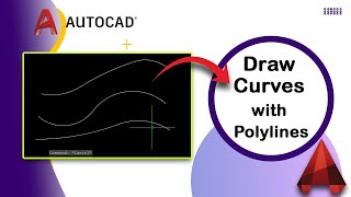 How to draw curves with polylines in AutoCAD