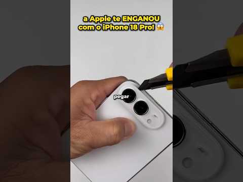 a Apple te ENGANOU com o iPhone 18 Pro! 😱